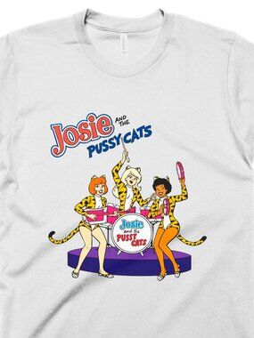 Josie and The Pussycats T-Shirt Girls Rock Band Tv Shirt Mens Baseball Raglan